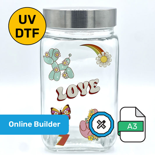 UV DTF Gang Sheet Builder 420mm x 297mm (A3)