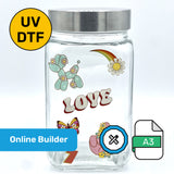 UV DTF Gang Sheet Builder 420mm x 297mm (A3)